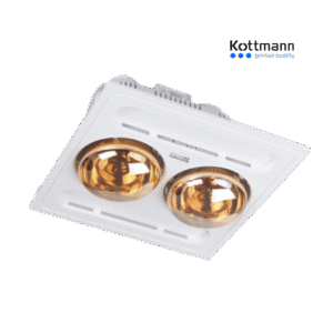 Đèn Sưởi Nhà Tắm Kottmann K2S 2 Bóng Âm Trần