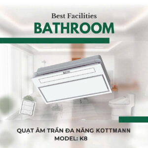 Âm Trần Đa Năng Kottmann K8 ( 5 trong 1) - 30x60