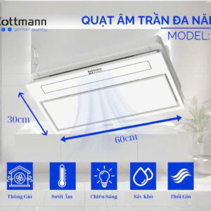 Alternative view of Âm Trần Đa Năng Kottmann K8 ( 5 trong 1) - 30x60